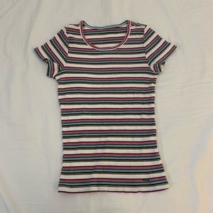 Hollister Retro design stripped fitted top